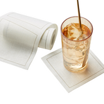 Cream Cotton Cocktail Napkins