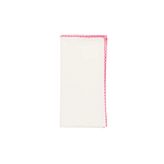 Kim Seybert White & Pink Casbah Napkin