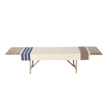 Marina Stripe Piece De Lin in Indigo