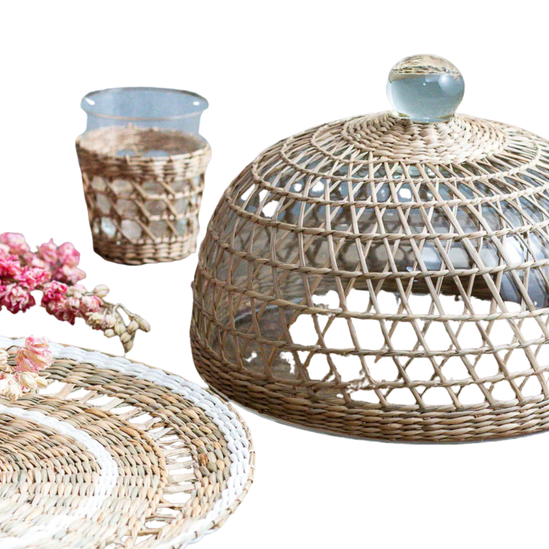 Be Home Seagrass Cage Cloche