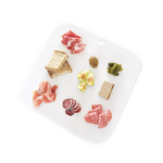 White Purist Square Charcuterie Board