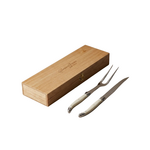 Be Home Ivory Carving Set in Wooden Box