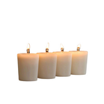 Lucid Candle Natural Votive Candle, Pack Of Four