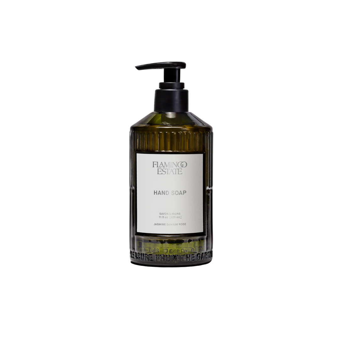 Jasmine Damask Rose Glass Hand Soap