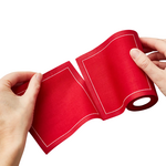 Cotton Cocktail Napkin in Lipstick Red