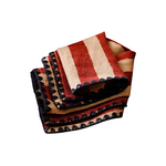 Live Linen Sutra Red & White Stripe Linen Napkin