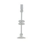 etuHOME Large Clear Glass Candlestick