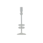 etuHOME Medium Clear Glass Candlestick