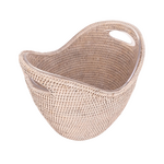 Artifacts Trading Company Rattan White-Wash Champagne Bucket
