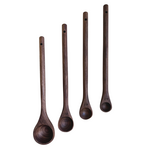 Salt & York Walnut Wood Measuring Spoon Set