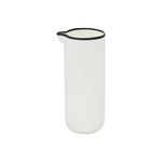 Ligne Carafe,  White w/ Black Rim