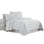 TL At Home Louisa White King Coverlet