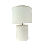 Wide Cylinder Lamp in Matte White