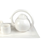 Matte White Teapot