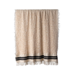 Cicatrice Throw in White (41"x79")