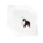 Lettermade Bernese Mountain Dog Cocktail Napkins (Set Of 4)