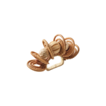 Kim Seybert Calypso Napkin Ring in Natural & Brown