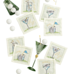 Kim Seybert Tee Time Cocktail Napkin Set