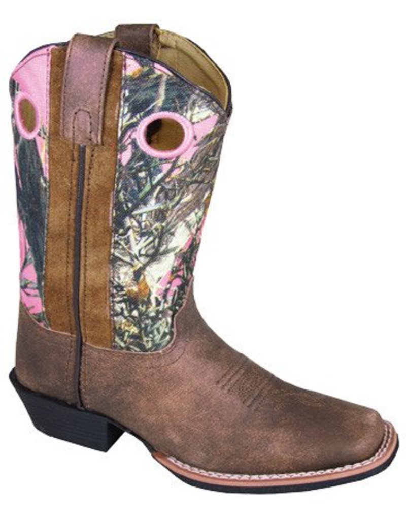 Smoky Mt Children's Smoky Mesa Brown/Pink Camo Boot (Reg $69.95 NOW 20% OFF!)
