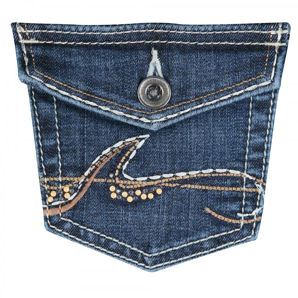 wrangler jeans back pocket