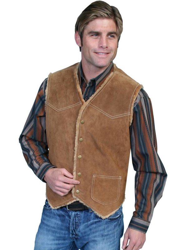 Scully Leather Men's Scully Boar Suede Hunting Vest