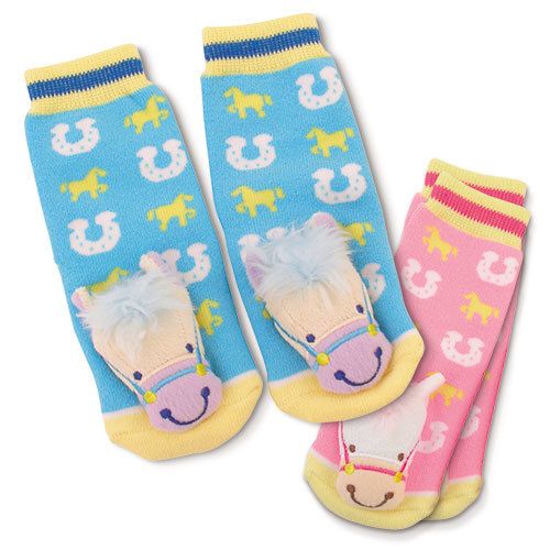 infant rattle socks