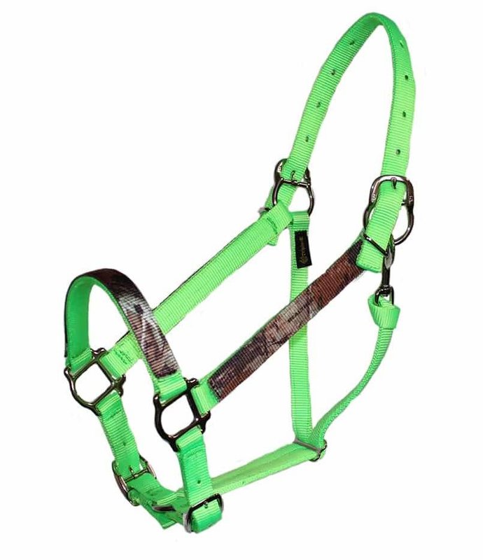 Embroidered Weaver Nylon Halter Size Yearling