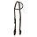 Showman Oiled Leather One Ear Headstall - Quick Change