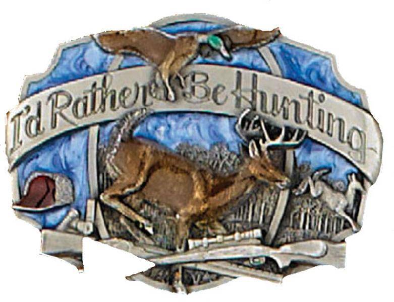 hunting belt buckle