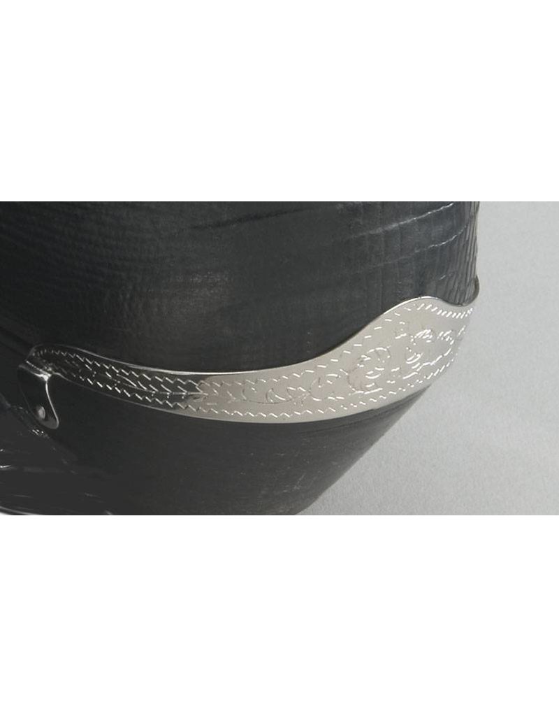 Boot Heel Guards Etched Silver Gass Horse Supply & Western Wear