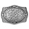 WEX Belt Buckle - Contoured Flora Etched