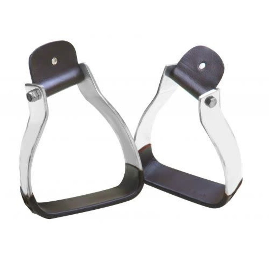 Angled Western Stirrups with Twisted Neck Gass Horse Supply & Western