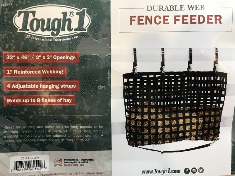 Tough-1 Fence Feeder, Slow Feed 2" Web