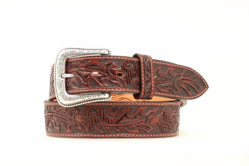 Nocona Tooled Leather Phone Case