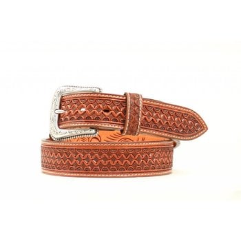 Men's Heavy Duty Basket Weave Western Casual or Work Leather Belt -   Canada