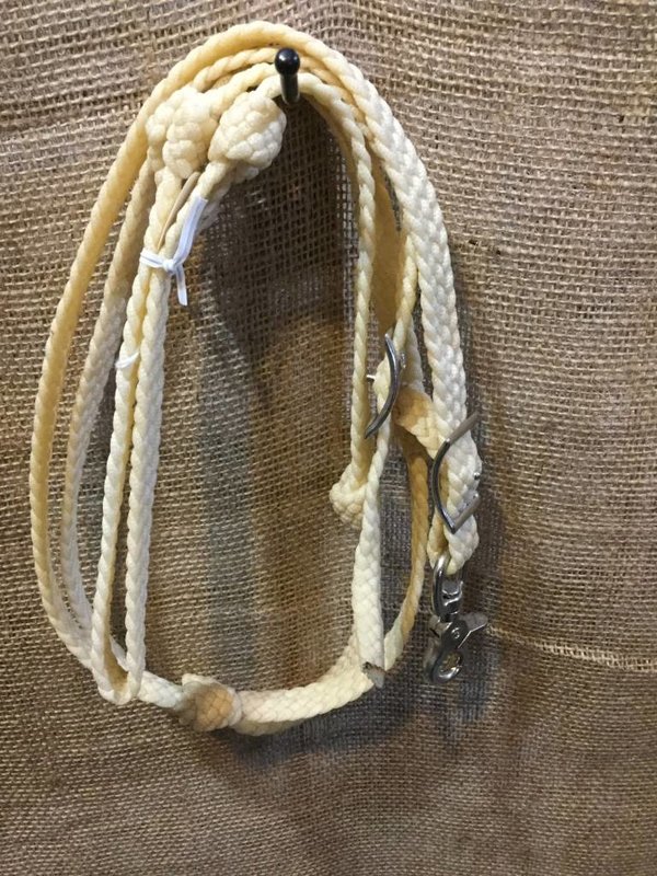 Circle L Circle L Waxed Barrel Reins w/Knots