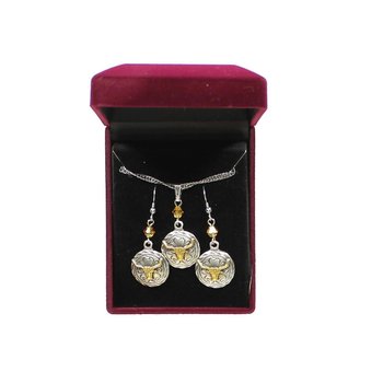 Set - Necklace/Earrings - Longhorn