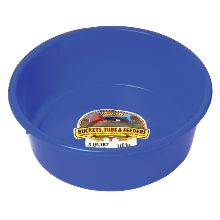 Plastic Utility Pan, 5qt Gass Horse Supply & Western Wear