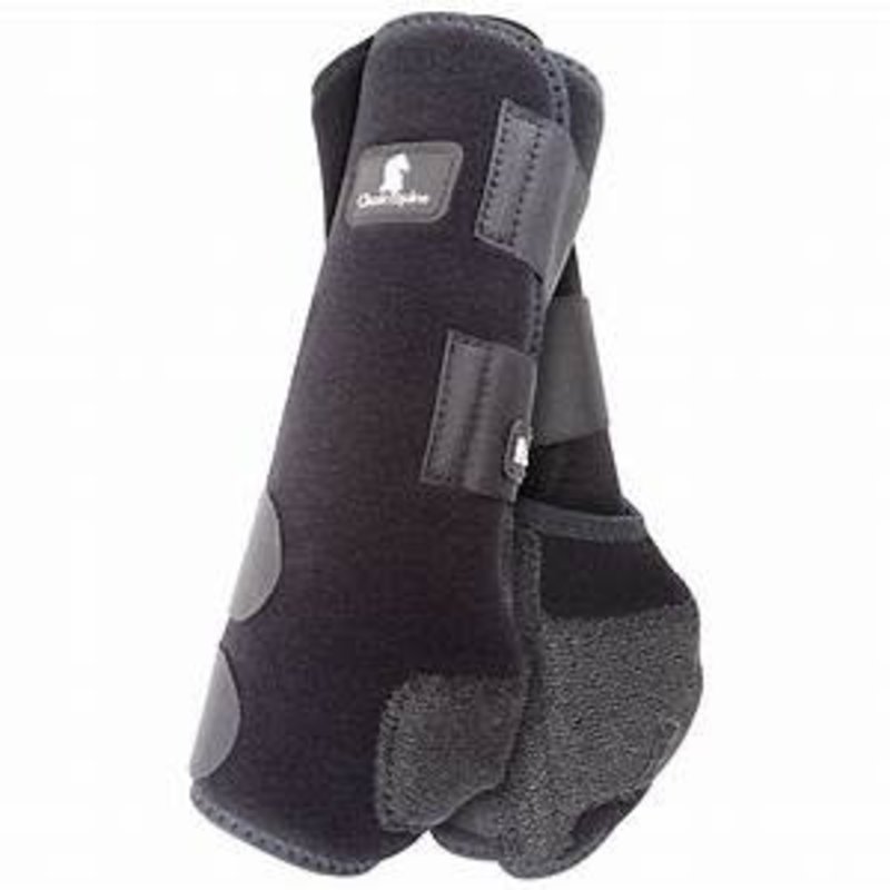Classic Equine Legacy2 Protective Boots - Black, Tall, Hind