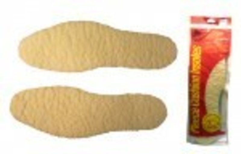 AGS Footwear Footbed - Fleece Insole Natural OS