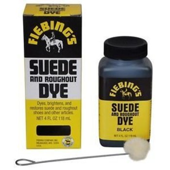 Fiebings Fiebing's Suede & Roughout Dye Black 4 oz