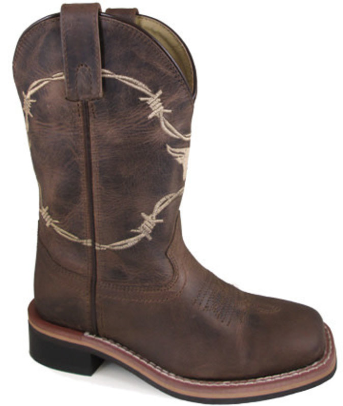 Smoky Mt Children's Smoky Logan Leather Cowboy Boot