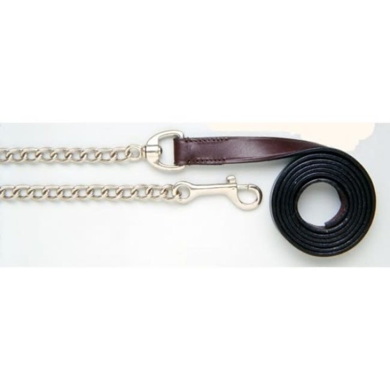 Royal King Leather Lead with Chain