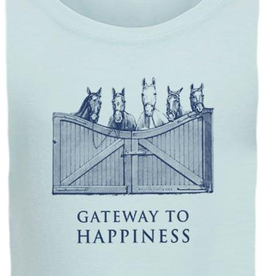 Stirrups Children's Stirrups "Gateway to Happiness" Fitted T-Shirt, Ice Blue