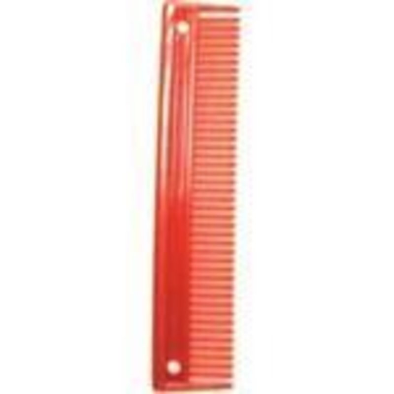 Partrade 9" Plastic Comb Red