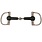 Intrepid Dee Ring - Adjusta Bit Rubber Mouth Snaffle, 4 3/8"-5 1/4"