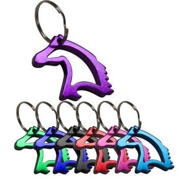 Key Chain - Aluminum Horse Head Various - Large Fob