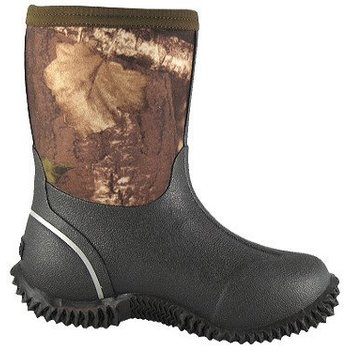 Smoky Mt Youth Smoky Camo Amphibian Rubber Boot