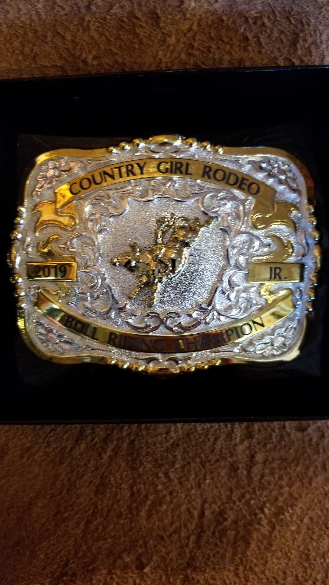 Custom Engraved Crumrine Belt Buckle - 3-1/4&quot;x4-1/4&quot; - Gass Horse Supply & Western Wear