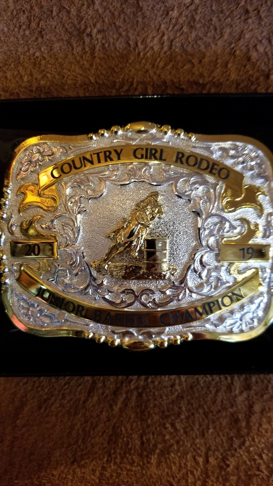 Western Trophy Belt Buckle Display -  Canada